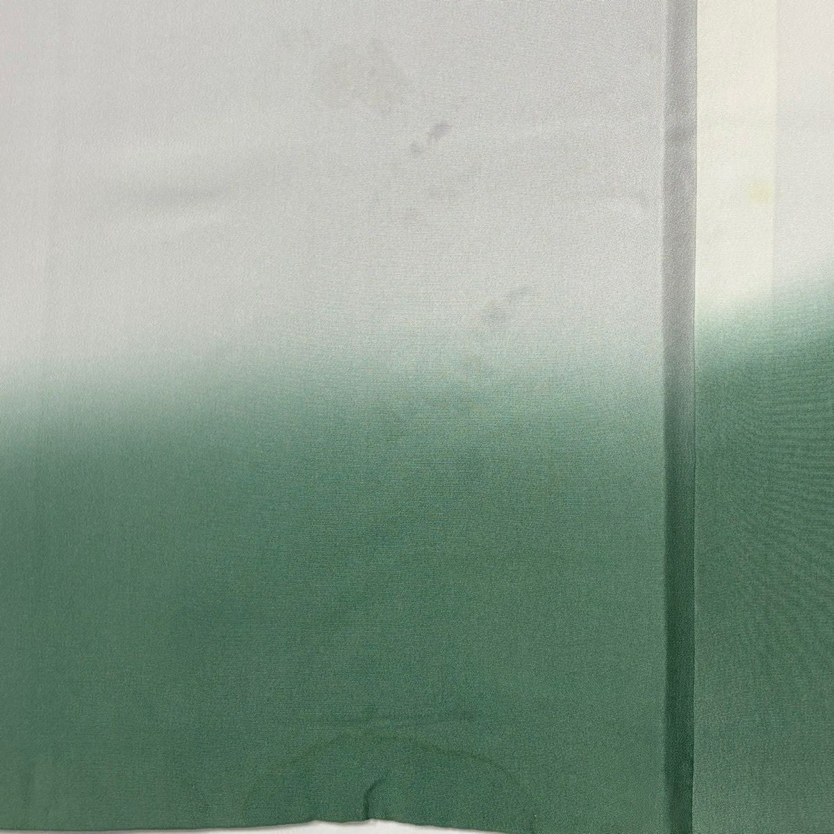 小紋 身長176.5cm 袖長64.5cm M 雙層 市松樹 麻之葉 黑 純蠶絲 名品級