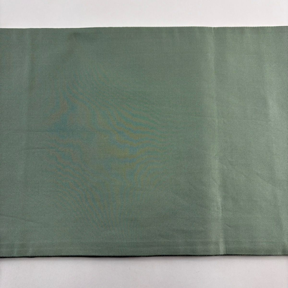 【美品】 袋帶 名品級 辻花染 金通 灰綠 お太鼓圖案 純蠶絲