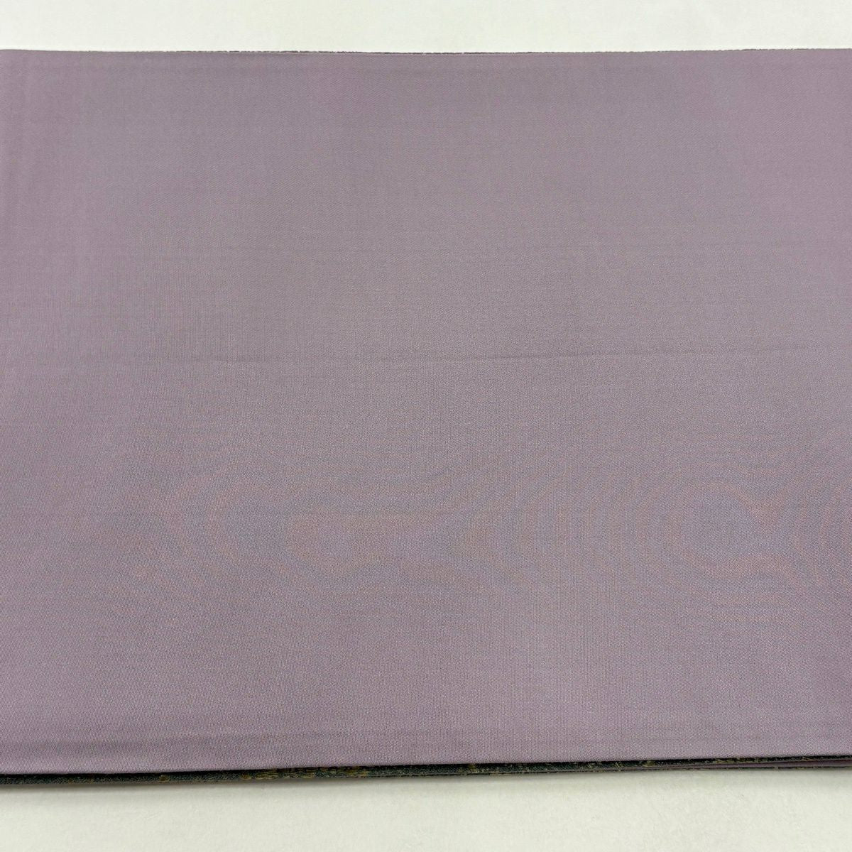 【美品】 袋帶 秀品級 樹木 花瓣 金彩裝飾 金銀絲 淺紫 お太鼓圖案 純蠶絲