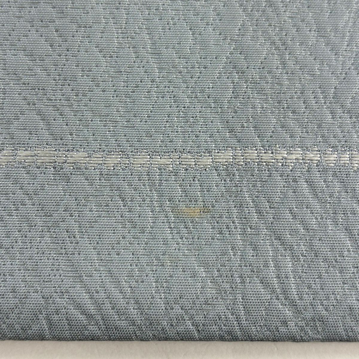 【美品】 袋帶 秀品級 船 太陽 青灰 純蠶絲 お太鼓柄