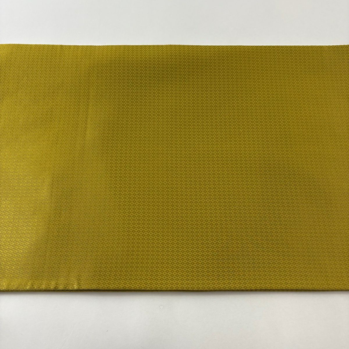 【美品】 袋帶 秀品級 圓文 草花紋 金絲 抹茶 深綠色 大鼓圖案 純蠶絲