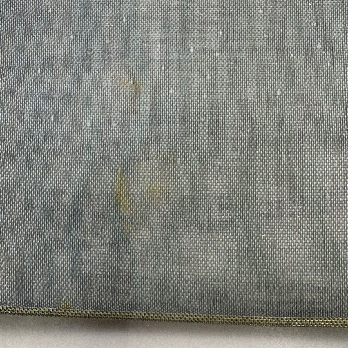 袋帶 秀品級 幾何圖案 條紋 金金箔 青灰 深藍色 六通 純蠶絲
