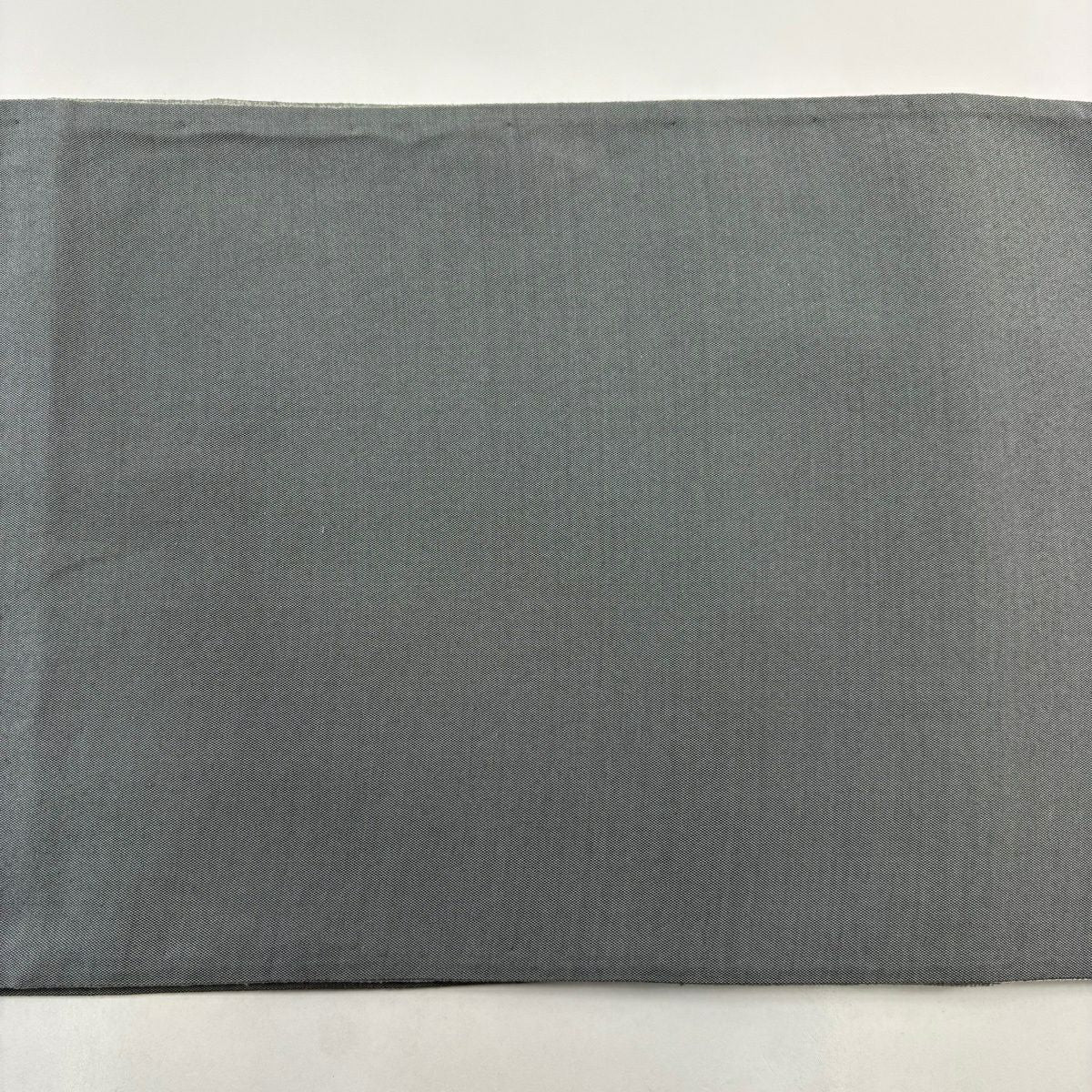 【美品】 袋帶 秀品級 縞 幾何圖案 灰色 お太鼓圖案 純蠶絲