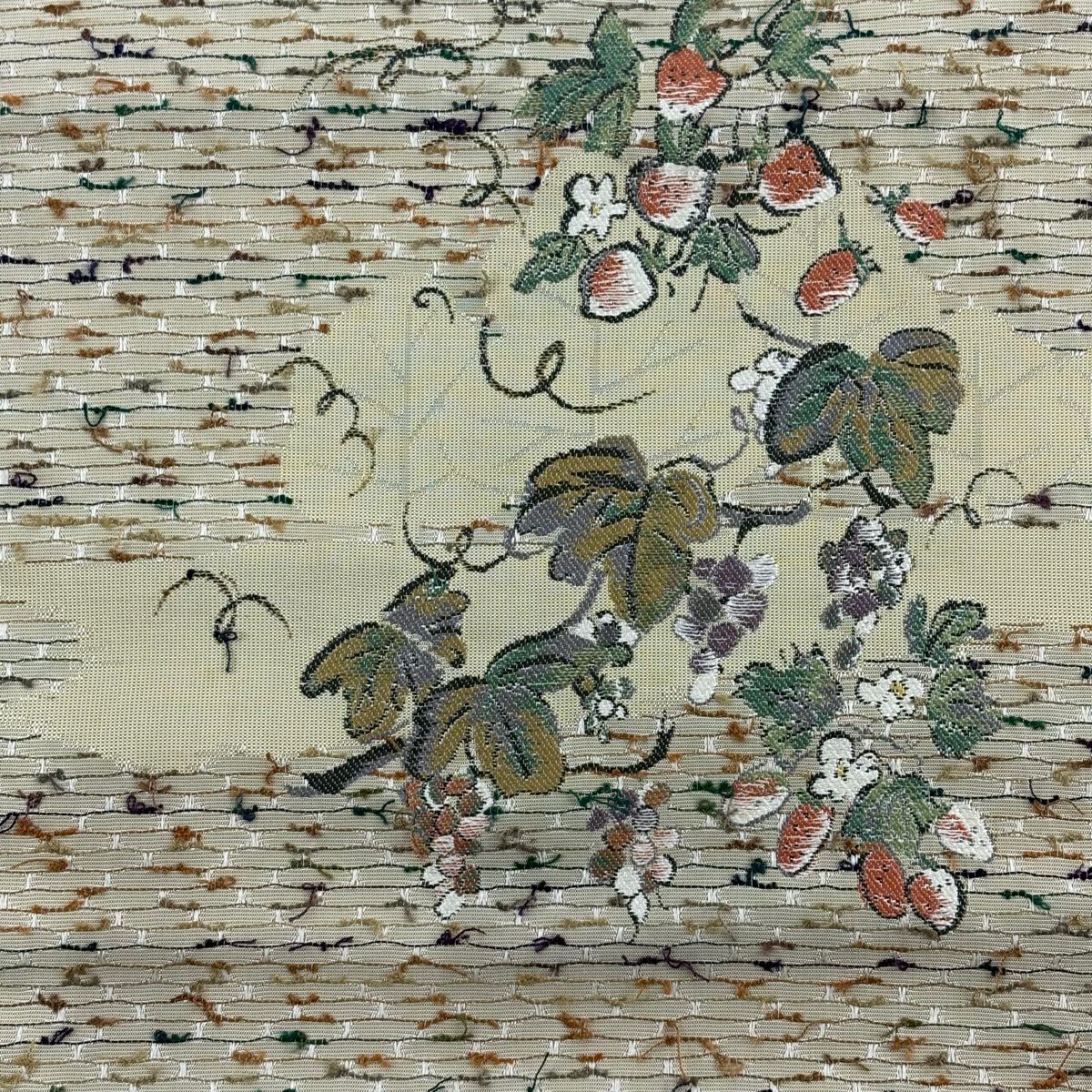 【美品】 紬織 身長161cm 袖長66.5cm M 雙層 名古屋帶套裝 垂直條紋圖案 焦茶 純蠶絲 名品級