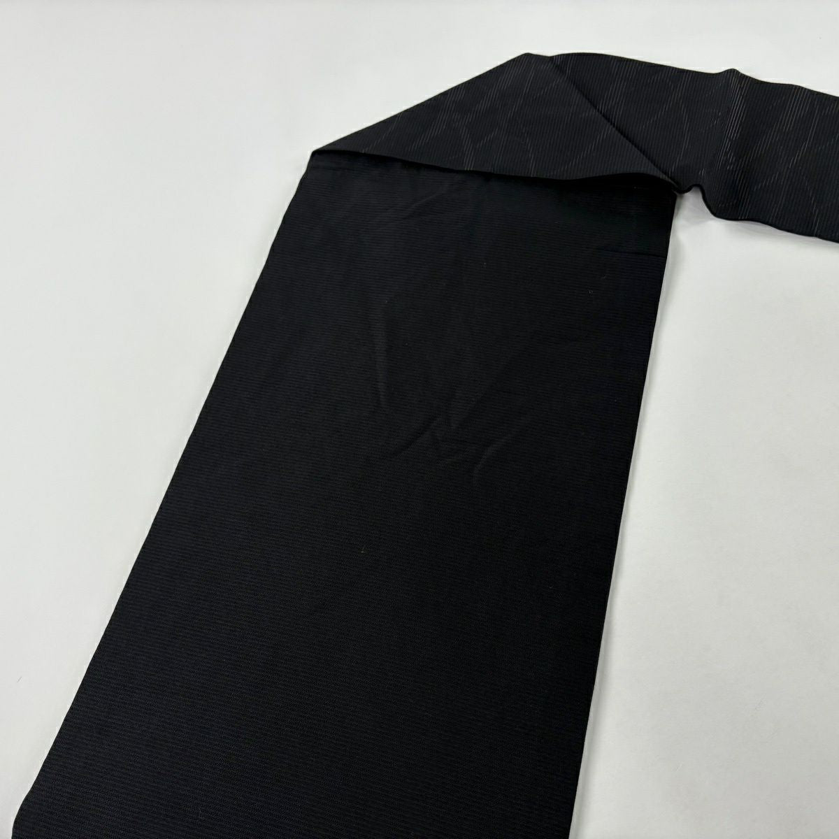 【美品】 名古屋帶 逸品級 夏帶 絽 蛍 雪芝 金彩裝飾 黑 純蠶絲