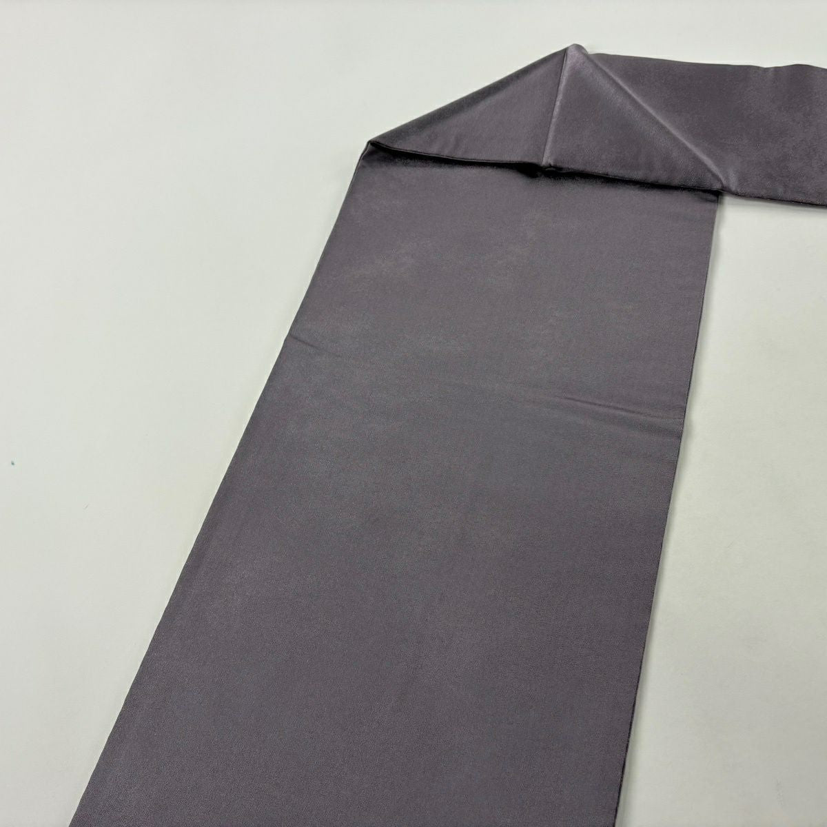【美品】 名古屋帶 逸品級 貓 瓢箪 銀通し 金銀彩 紫 純蠶絲