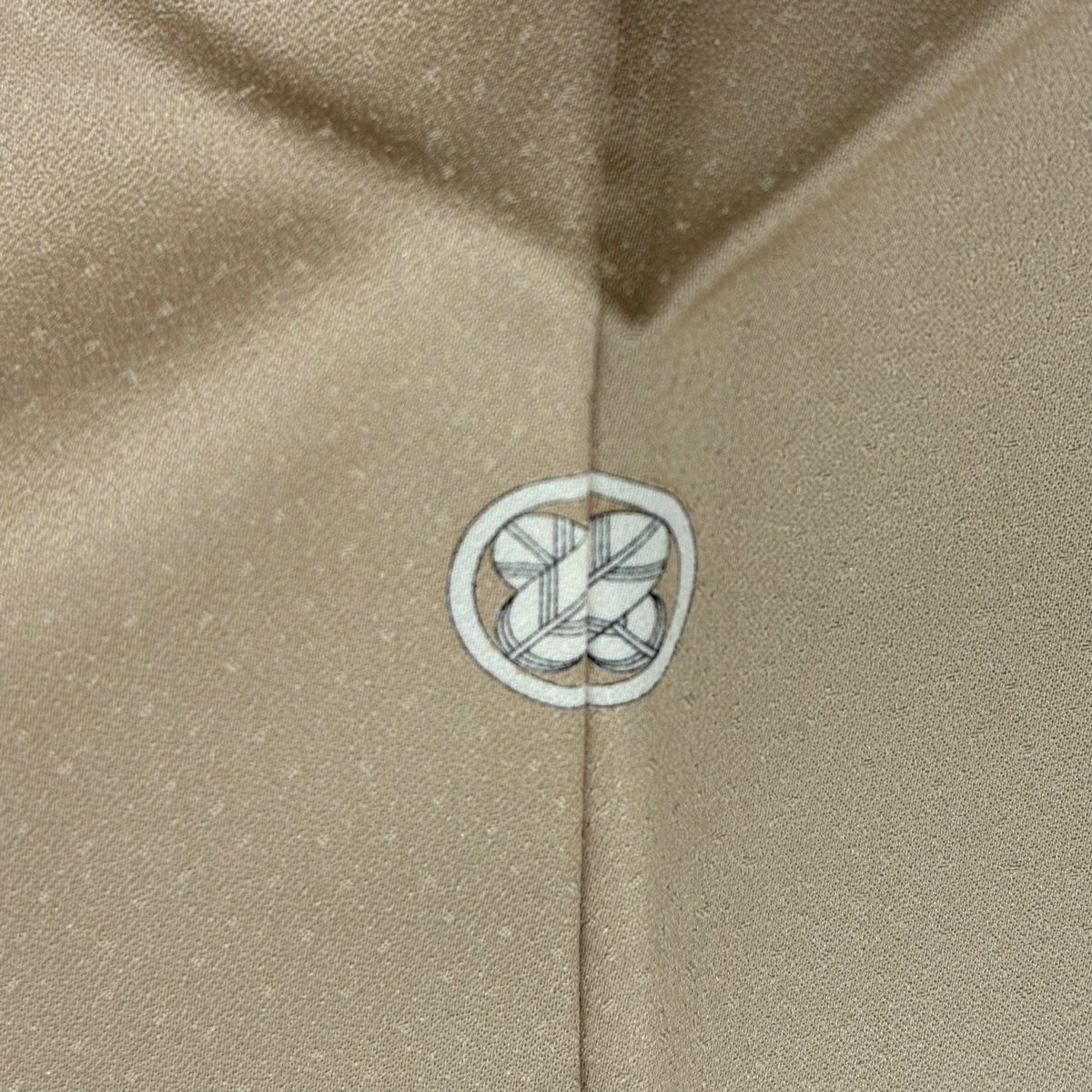 【美品】 留袖禮服禮服 身長157cm 袖長65cm M 雙層 落款あり 建物 樹木 金銀彩 漸層 薄茶 純蠶絲 秀品級 一つ紋
