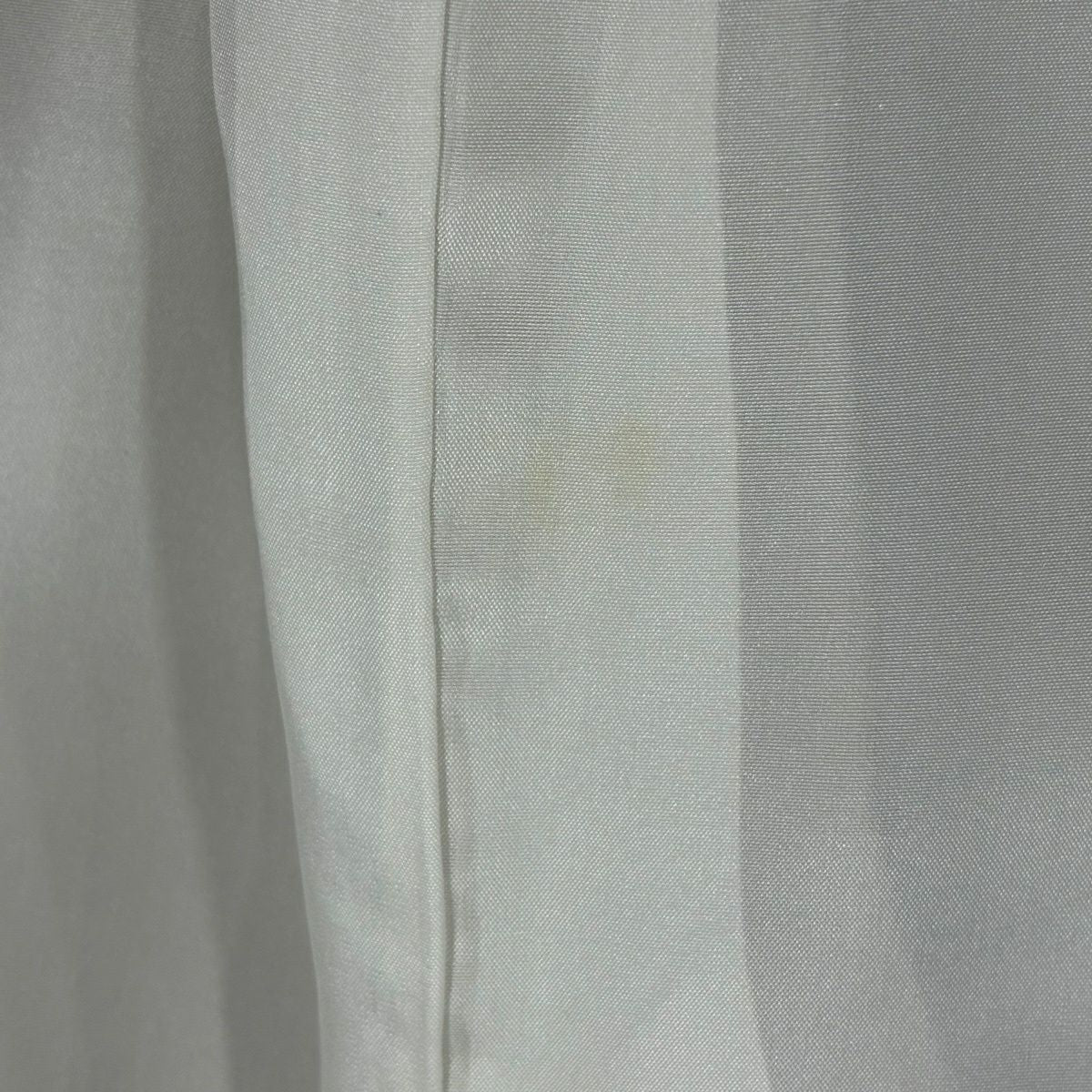 色留袖禮服 身長154cm 袖長64.5cm M 雙層 尾長鳥 華紋 金絲 金銀彩 米色 純蠶絲 秀品級 一個紋