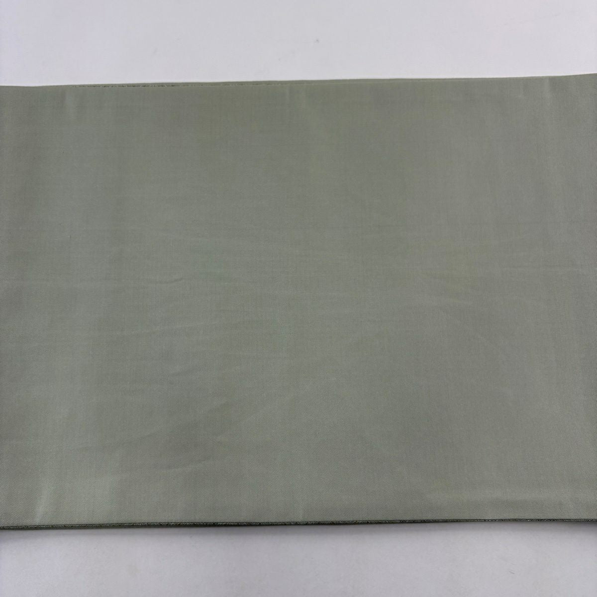【美品】 袋帶 秀品級 大和 華紋 花唐草紋 金金箔 金絲 灰綠 六通 純蠶絲
