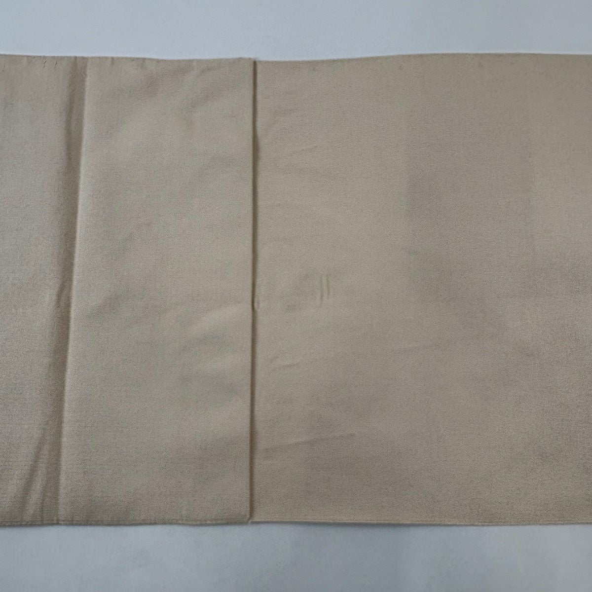 【美品】 名古屋帶 秀品級 八寸名古屋帶 線卷 流水 金銀絲 米色 純蠶絲