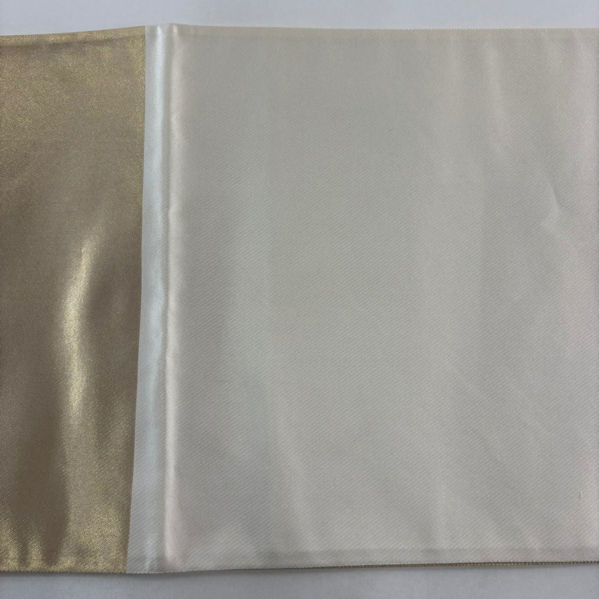 【美品】 袋帶 秀品級 關西仕立 扇子面 御所車 金銀彩 金絲 金 純蠶絲