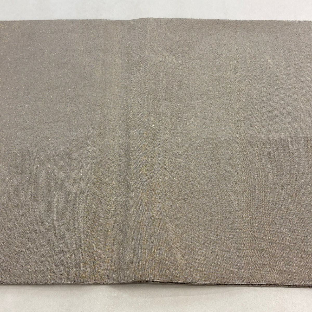 袋帶 秀品級 若松樹 金絲 金金箔 灰茶 大鼓圖案 純蠶絲