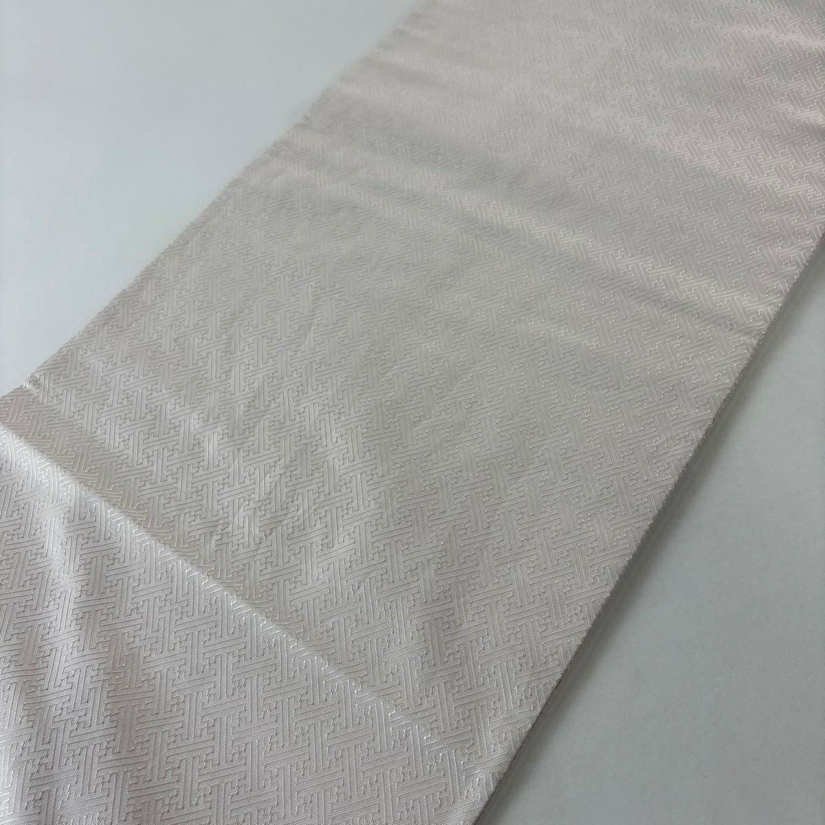【美品】 袋帶 秀品級 色紙 草花紋紋 金絲 金銀彩 淺粉紅 お太鼓圖案 純蠶絲
