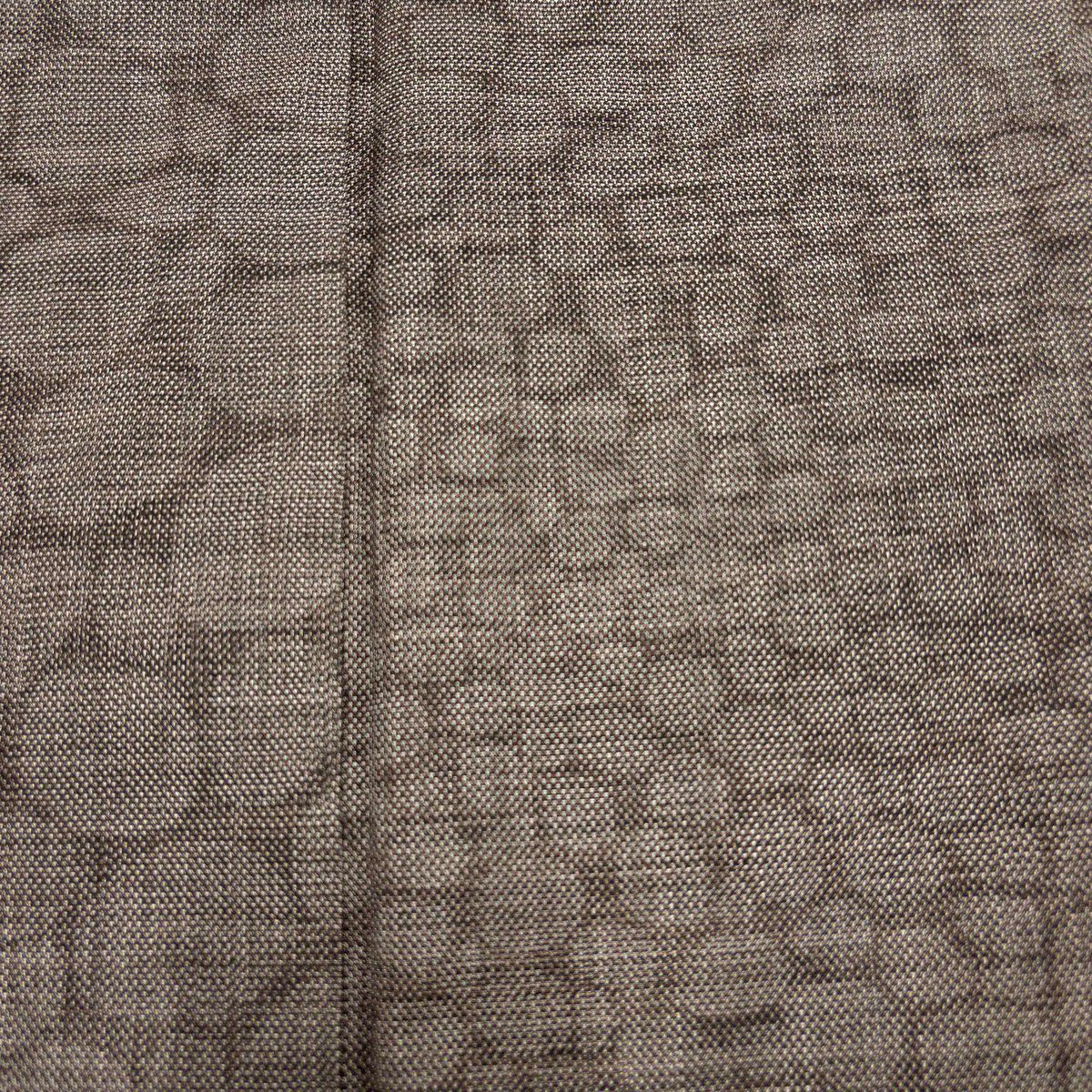 【美品】 紬織 身長163cm 袖長62.5cm S 雙層 石畳 灰茶 純蠶絲 秀品級