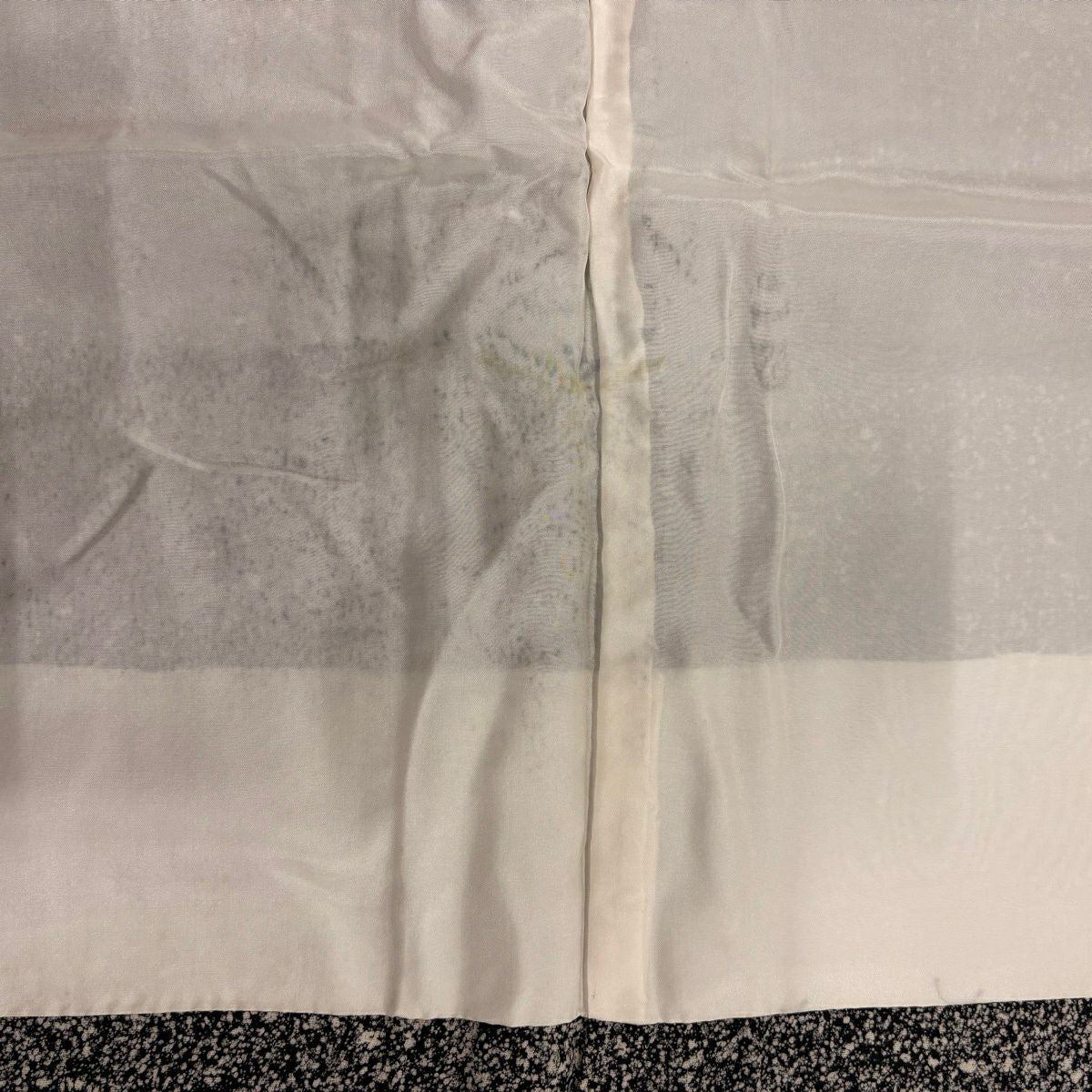 訪問服 身長155.5cm 袖長64cm M 雙層 草花紋紋 漸層 黑灰 純蠶絲 優品級