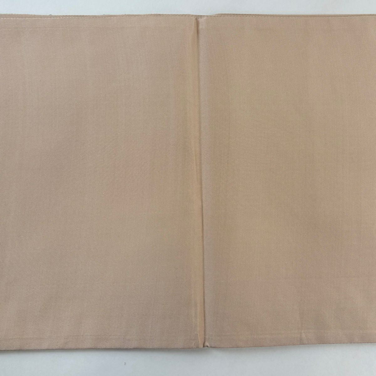 【美品】 袋帶 名品級 扇子 草花紋 相良刺繡 金糸 灰茶 お太鼓柄 純蠶絲