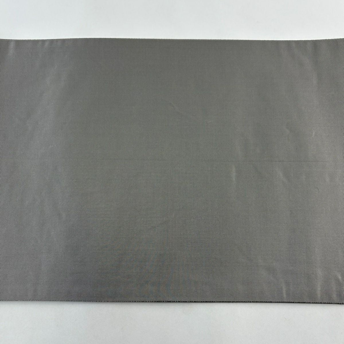 【美品】 袋帶 秀品級 花唐草紋 幾何圖案 金線 金金箔 灰綠 六通 純蠶絲