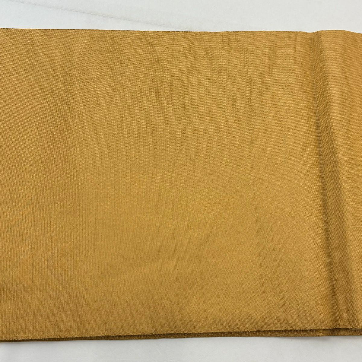 【美品】 袋帶 名品級 草花紋 金糸 黃土 茶色 お太鼓柄 純蠶絲