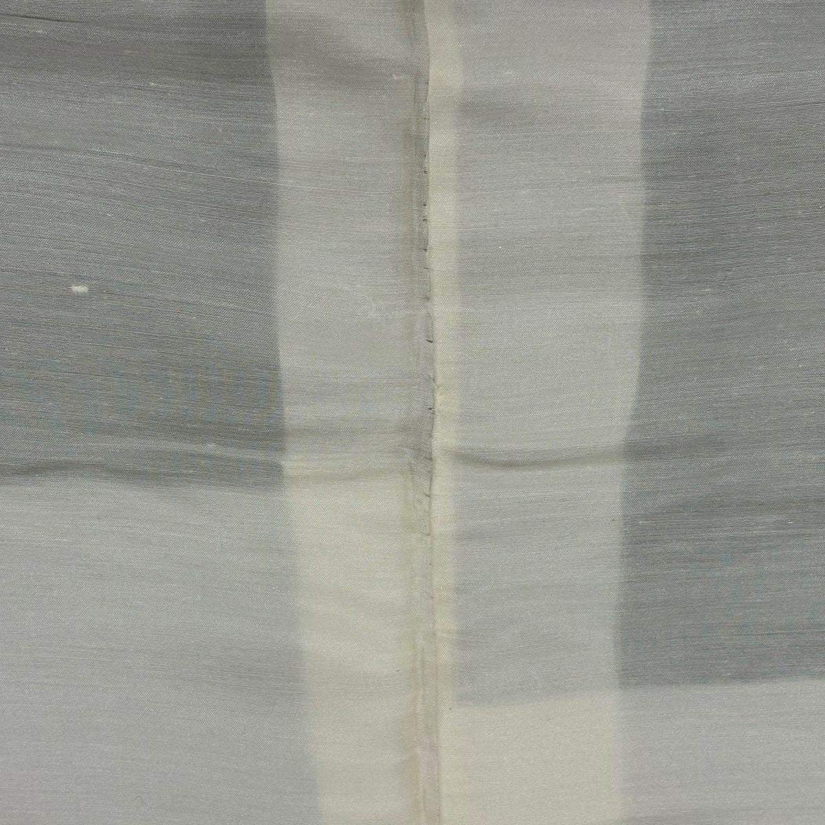 付下 身長159cm 袖長66cm M 雙層 落款有 枝花 茶道具 金彩裝飾 漸層 鶯色 純蠶絲 優品級