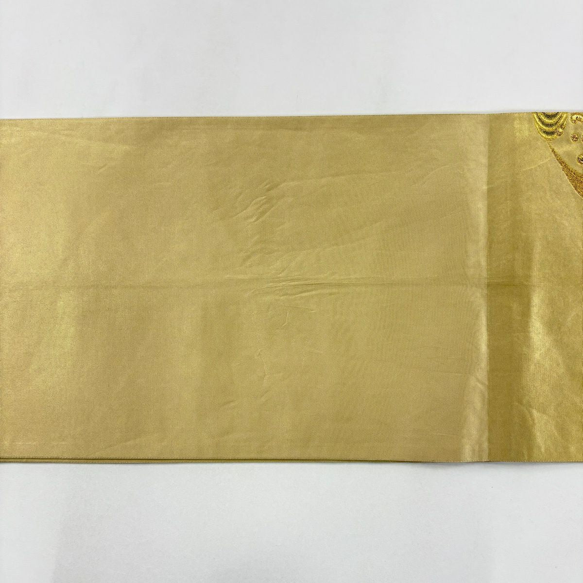 袋帶 秀品級 波頭 金銀線 金金箔 金色 六通 純蠶絲