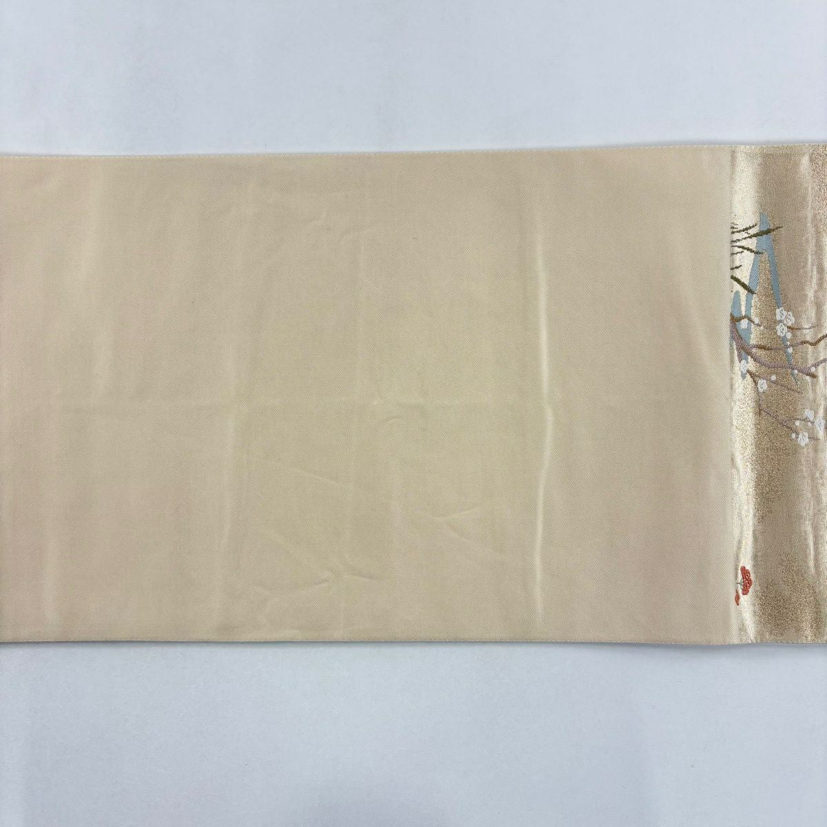 袋帶 優品級 菊花花 鳶尾花 金金箔 金絲 金色 六通 純蠶絲