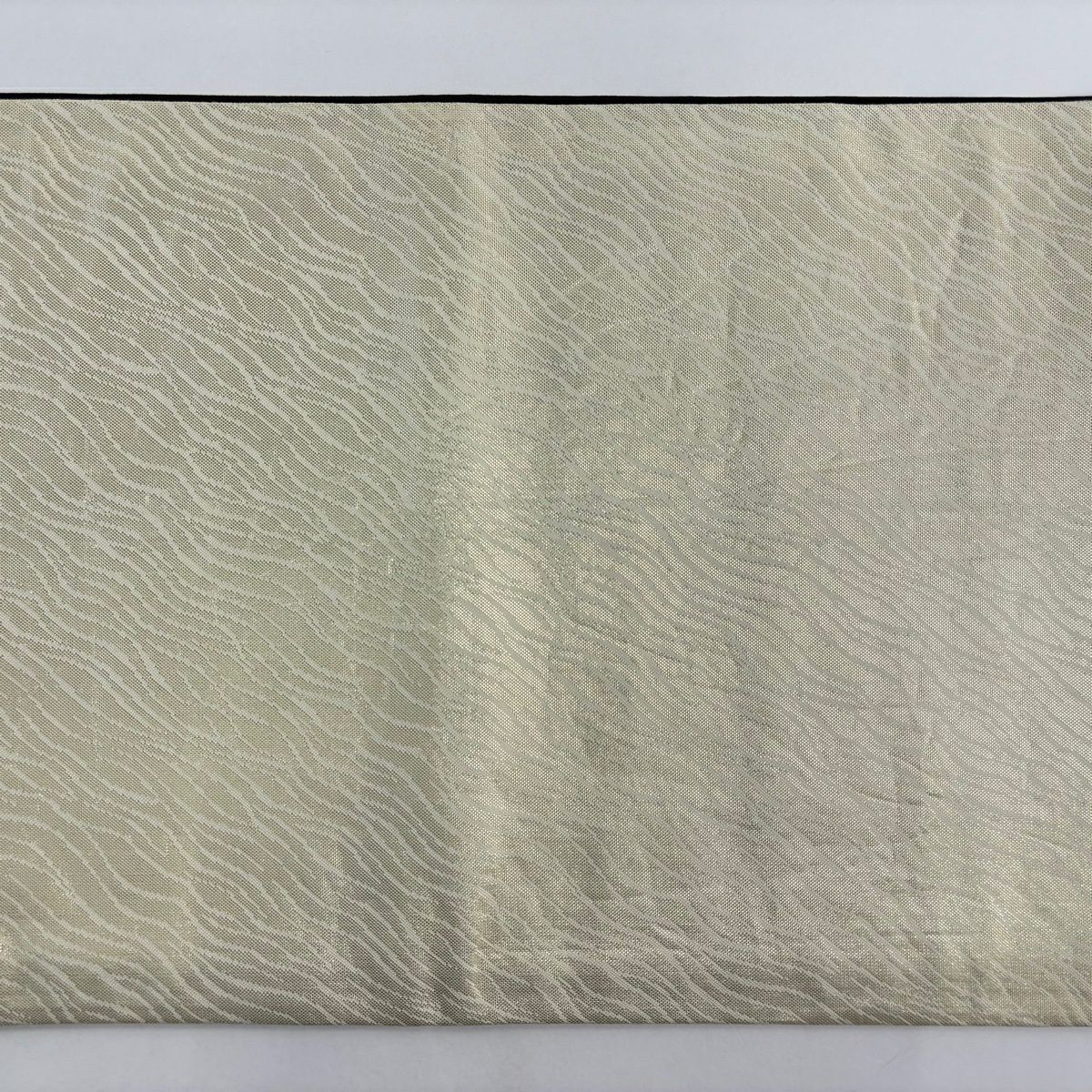 袋帶 秀品級 櫻花 熨斗紋 金銀線 金金箔 金色 六通 純蠶絲