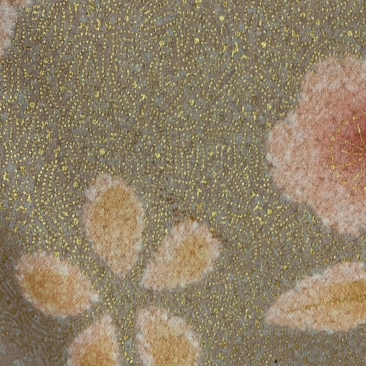 訪問服 身長175.5cm 袖長68.5cm 未仕立 雜花圖案 菊花花 雪輪 金銀彩 粉紅 純蠶絲 優品級