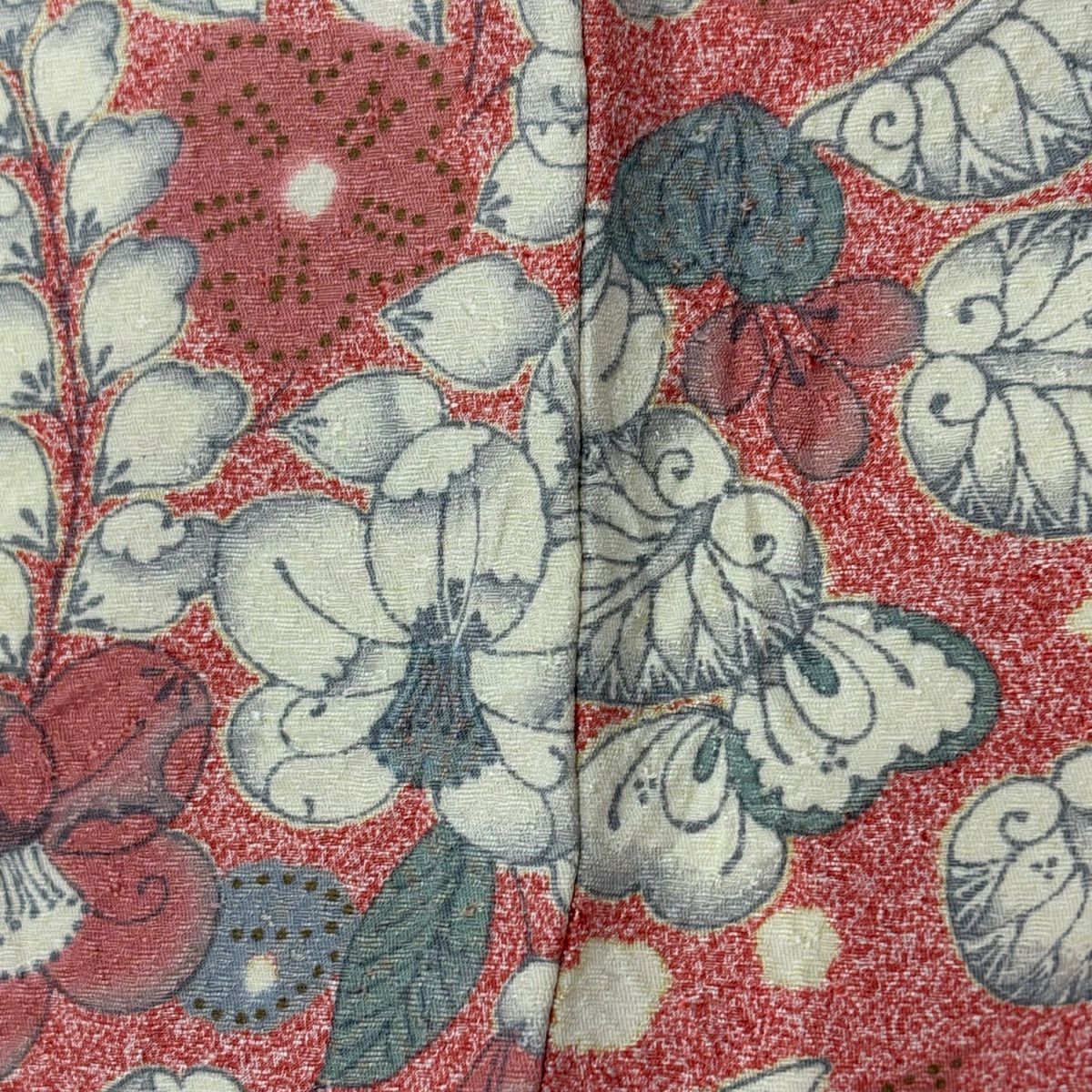 【美品】訪問服 身長162cm 袖長67cm M 雙層 辻花染 粉紅 純蠶絲 秀品級 一つ紋