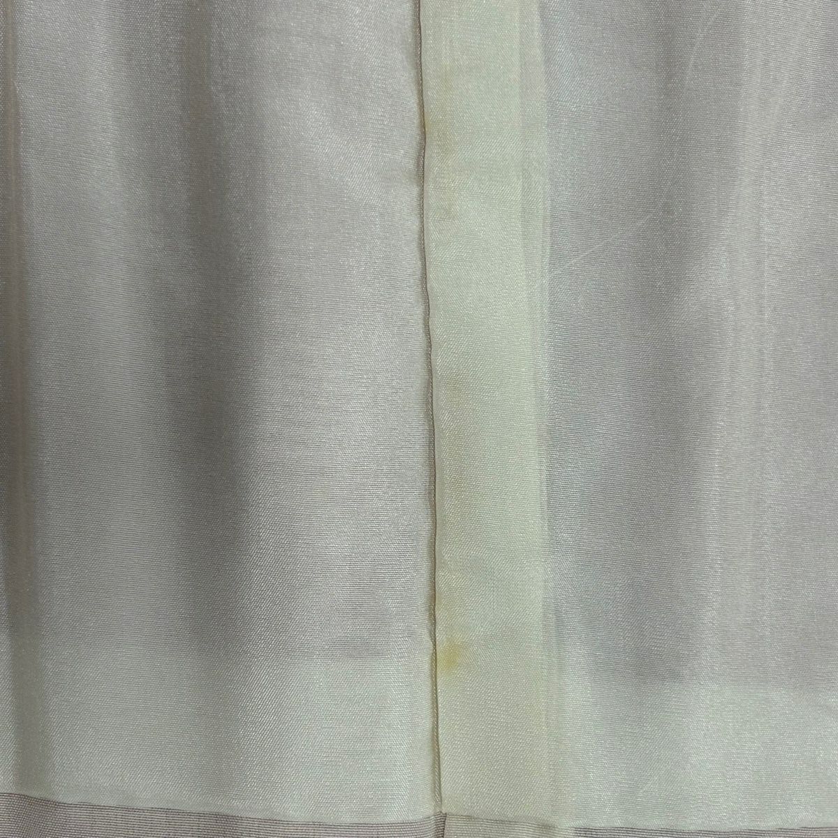 訪問服 身長158.5cm 袖長63.5cm S 雙層 短冊 霞 金銀彩 漸層 鮭粉色 純蠶絲 優品級
