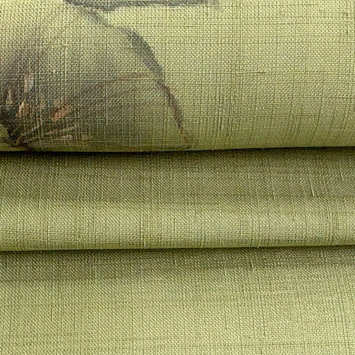 名古屋帶 秀品級 扇子面 朝顏 銀線 刺繡 淺綠 純蠶絲