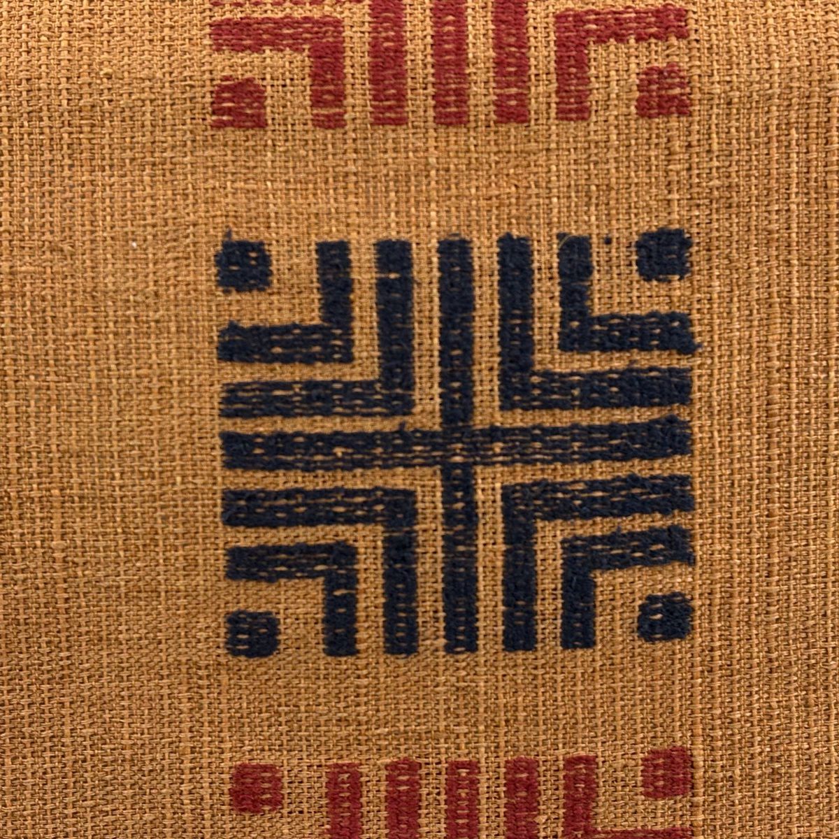 名古屋帶 秀品級 八寸名古屋帶 松樹葉仕立 雜幾何 茶 純蠶絲