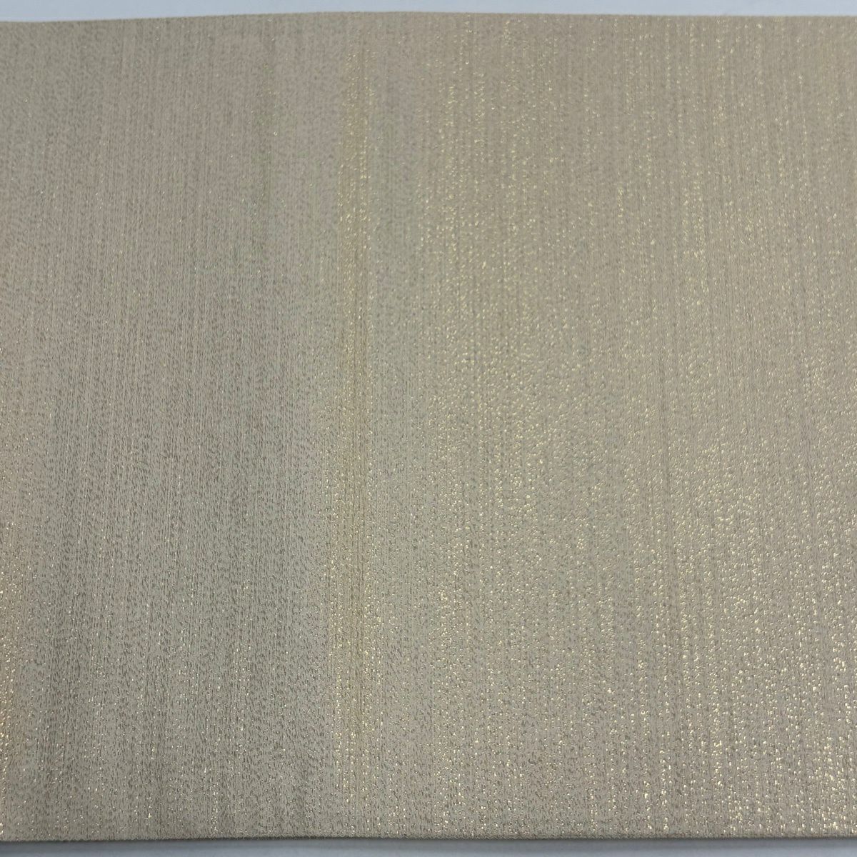 【美品】 袋帶 秀品級 霞 幾何學圖案 金金箔 金銀彩 金 六通 純蠶絲