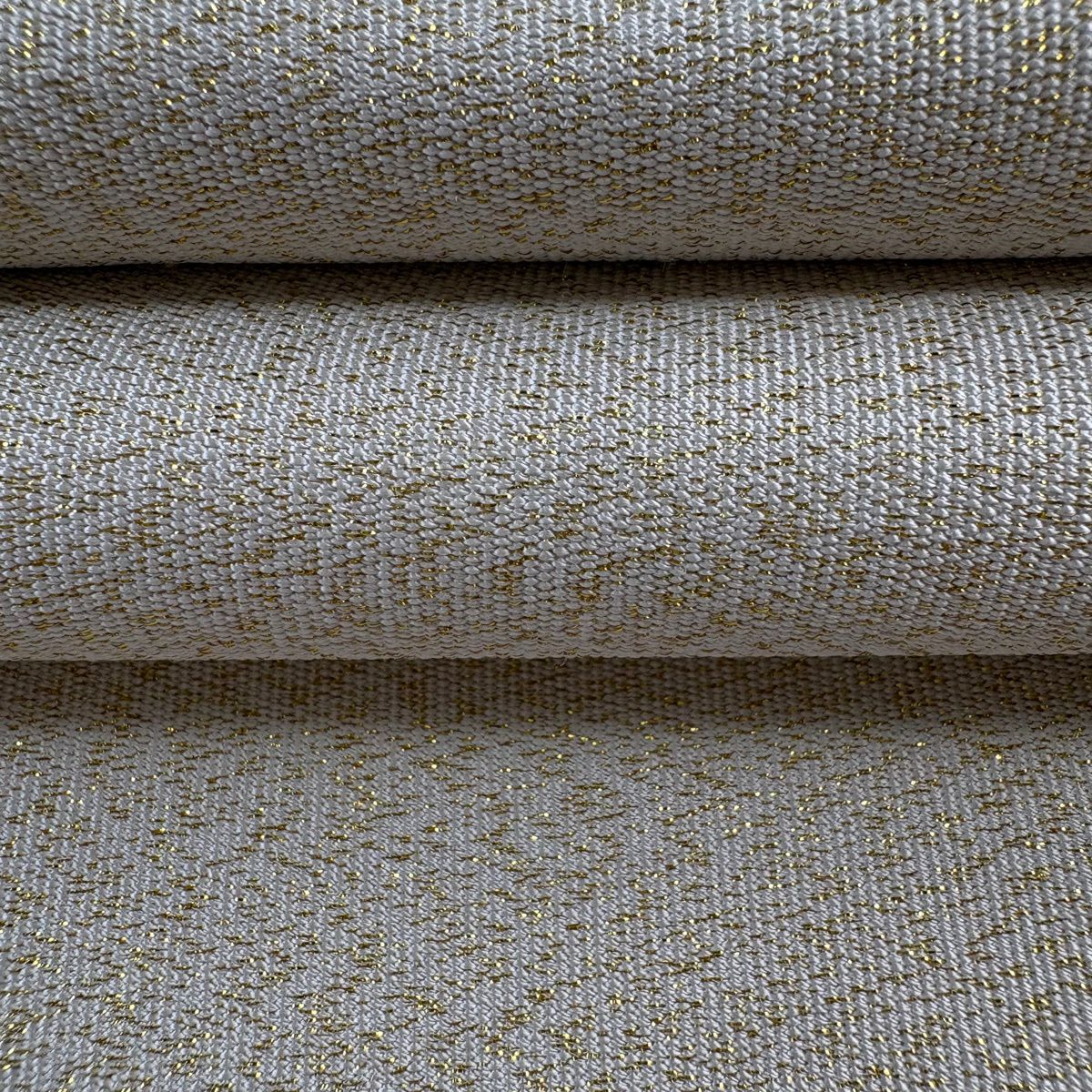 【美品】 名古屋帶 秀品級 八寸名古屋帶 松樹葉仕立 秋草 七寶 金銀彩 金金箔 奶油色 純蠶絲