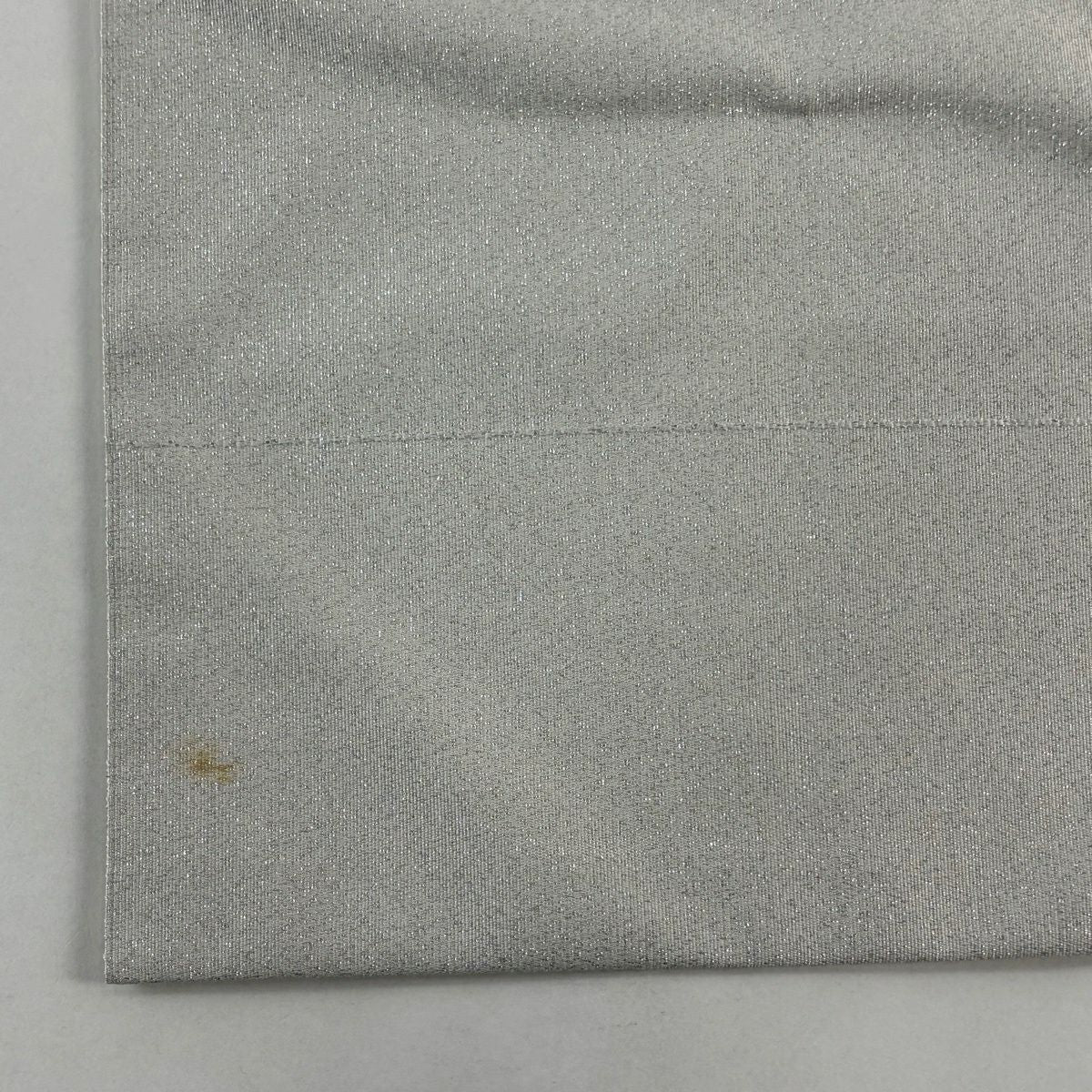 名古屋帶 秀品級 扇子面 花鳥 金絲 金金箔 銀 純蠶絲