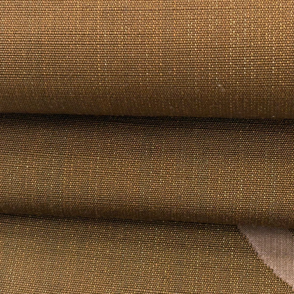 【美品】 袋帶 秀品級 落款あり 生り物 金糸 茶 六通 純蠶絲