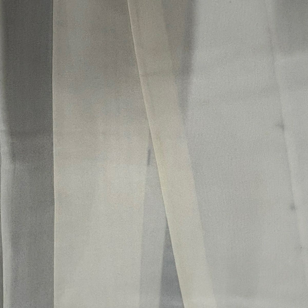 紬織 身長160cm 袖長62.5cm S 雙層 華紋 灰茶 純蠶絲 秀品級