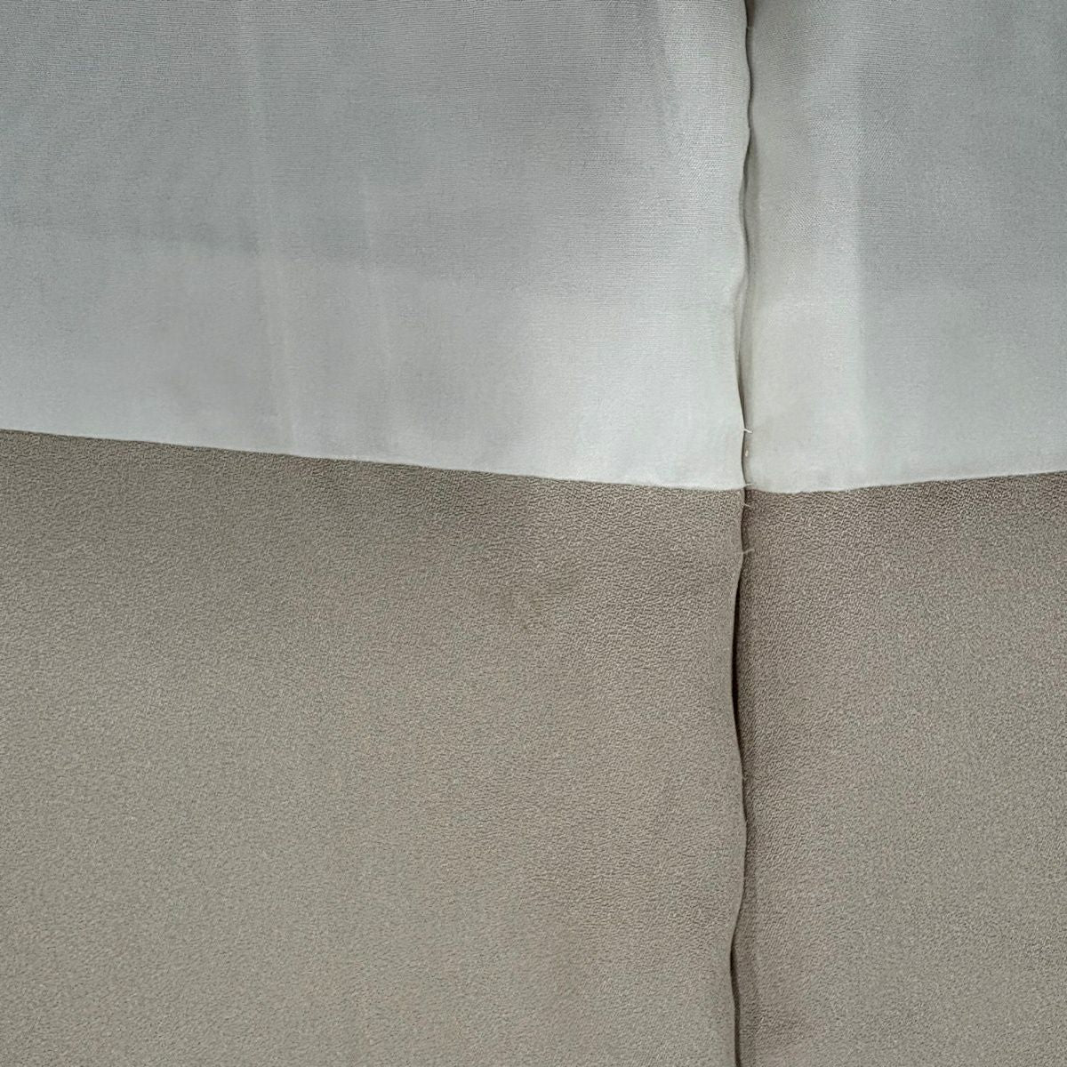 訪問服 身長158cm 袖長63.5cm S 雙層 扇子面 松樹竹子梅花 金彩裝飾 薄茶 純蠶絲 秀品級