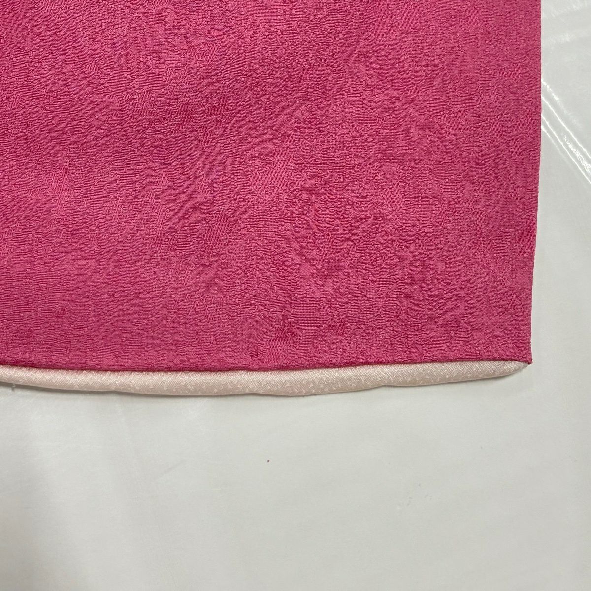 【美品】振袖禮服 身長158cm 袖長64.5cm M 雙層 雪輪 櫻花 金銀彩 粉紅 純蠶絲 名品級