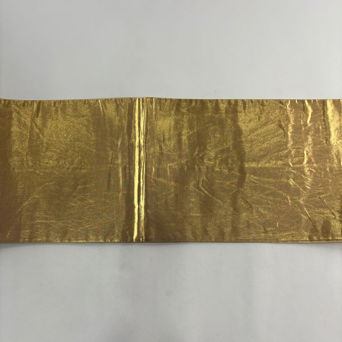 【美品】 袋帶 秀品級 蒔絵圓紋 笠松樹 金絲 金金箔 金 六通 純蠶絲