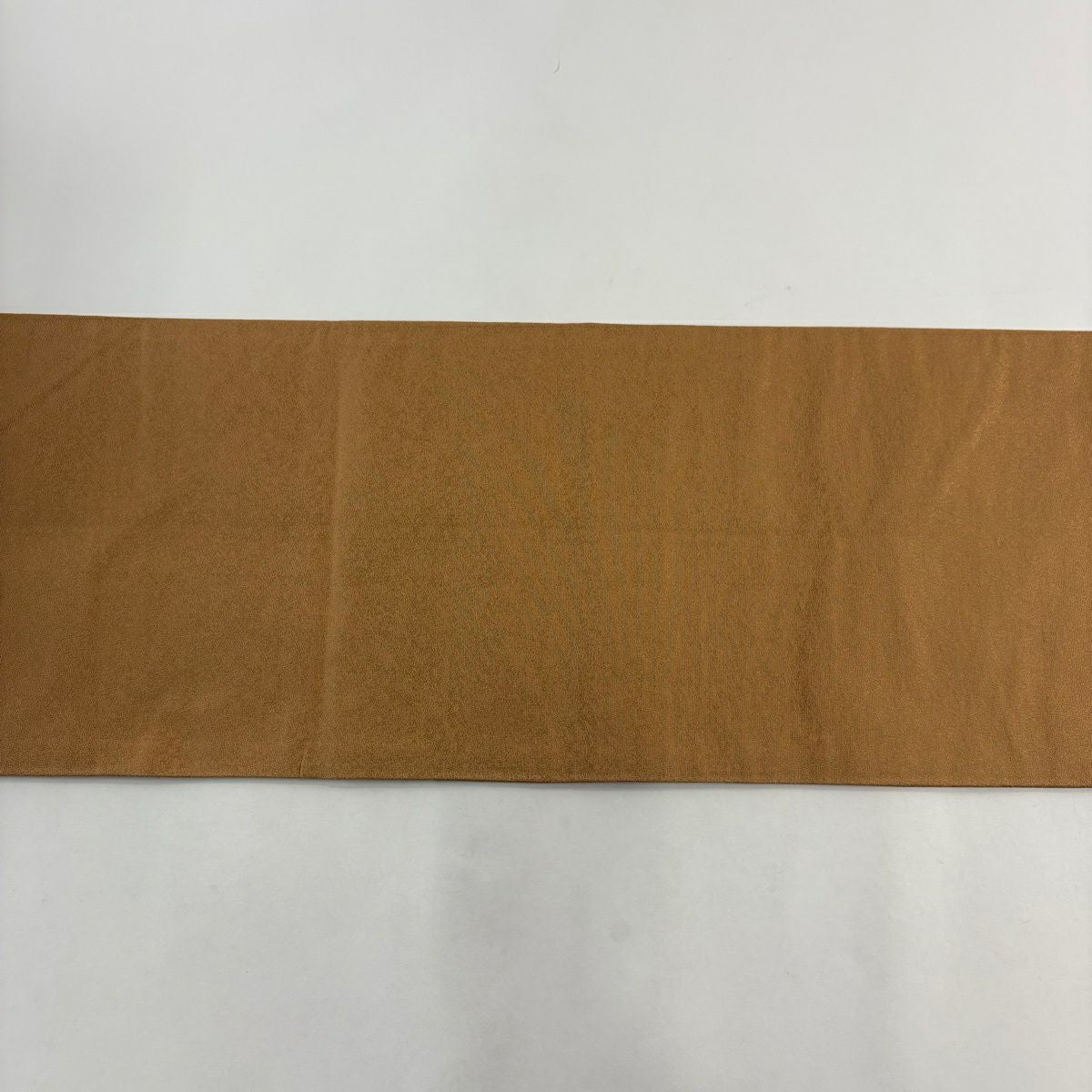 【美品】名古屋帶 秀品級 花 松樹葉 金金箔 山吹茶 純蠶絲