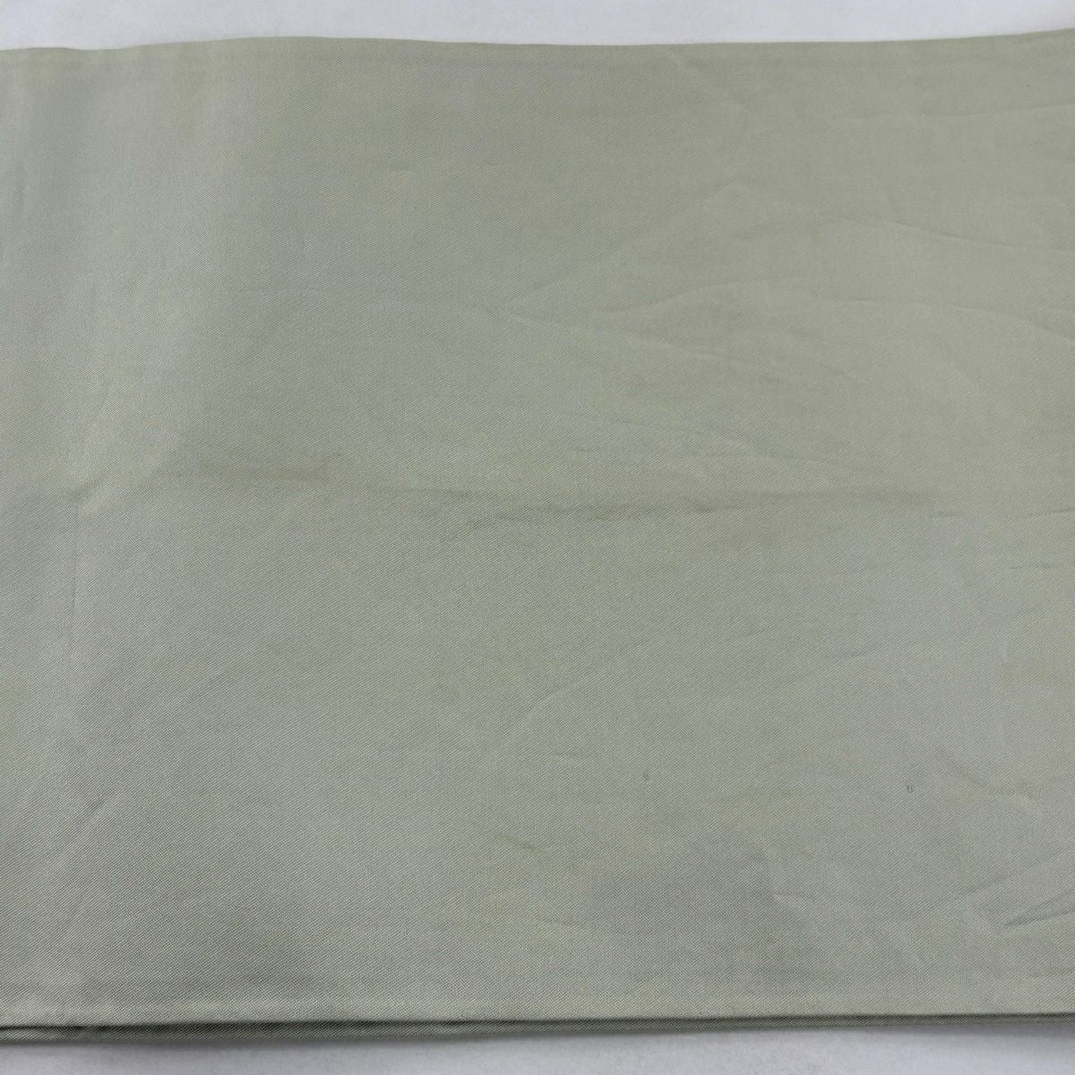 【美品】 袋帶 秀品級 若松樹 梅花 金銀糸 金金箔 灰綠 六通 純蠶絲