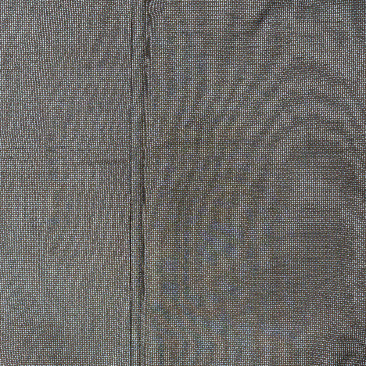 【美品】 大島紬織 身長159cm 袖長62cm S 雙層 套裝 證書齊全 龜甲絣 深藍 純蠶絲 優品級
