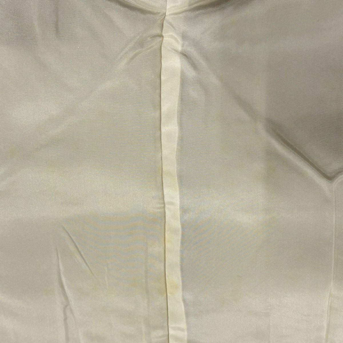 付下 身長159cm 袖長65cm M 雙層 滝泰 有落款 草花紋紋 露芝 金銀彩 絞染 米色 純蠶絲 名品級 一つ紋