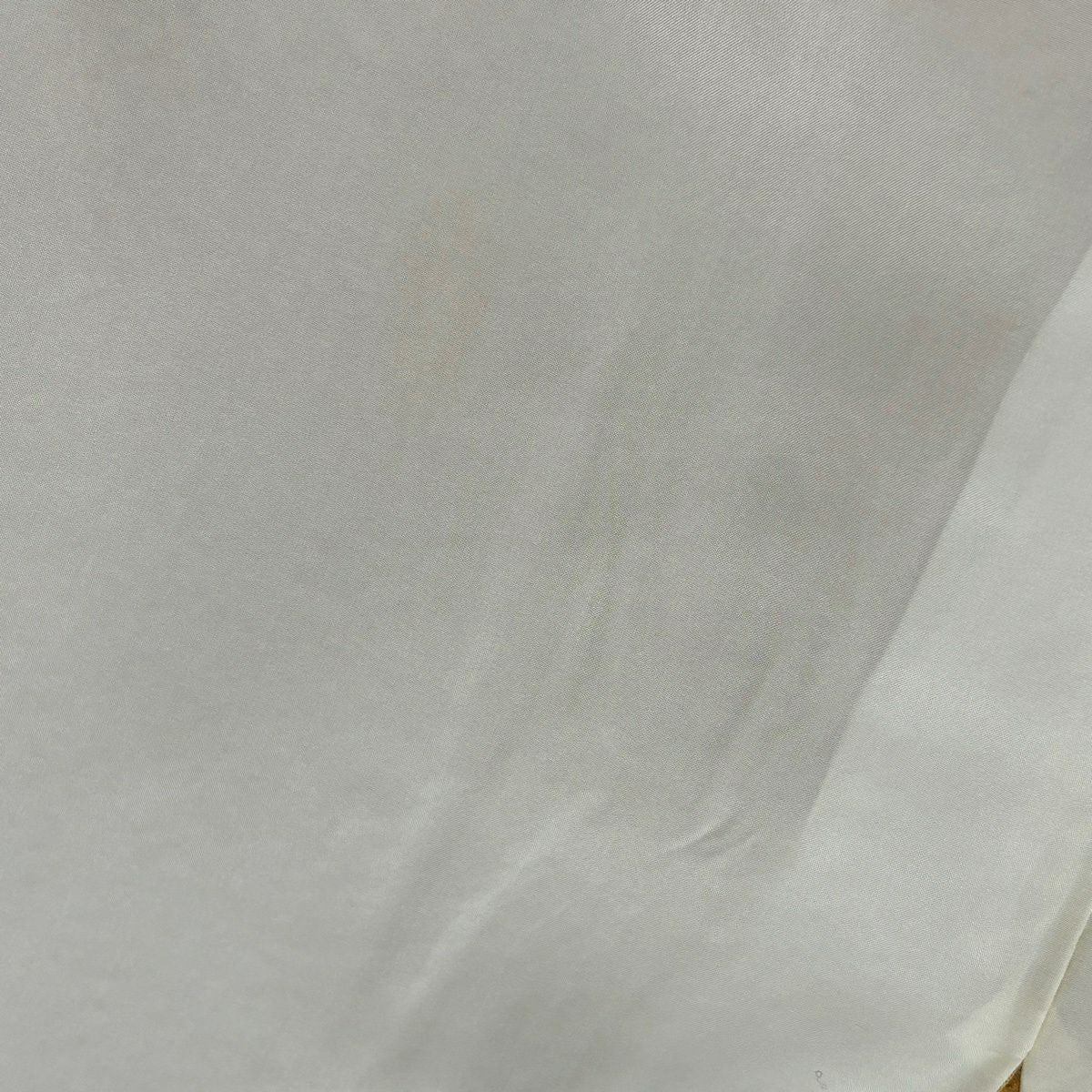 訪問服 身長161cm 袖長64.5cm M 雙層 草花紋紋 雪輪刺繡 絞染 山吹 純蠶絲 秀品級