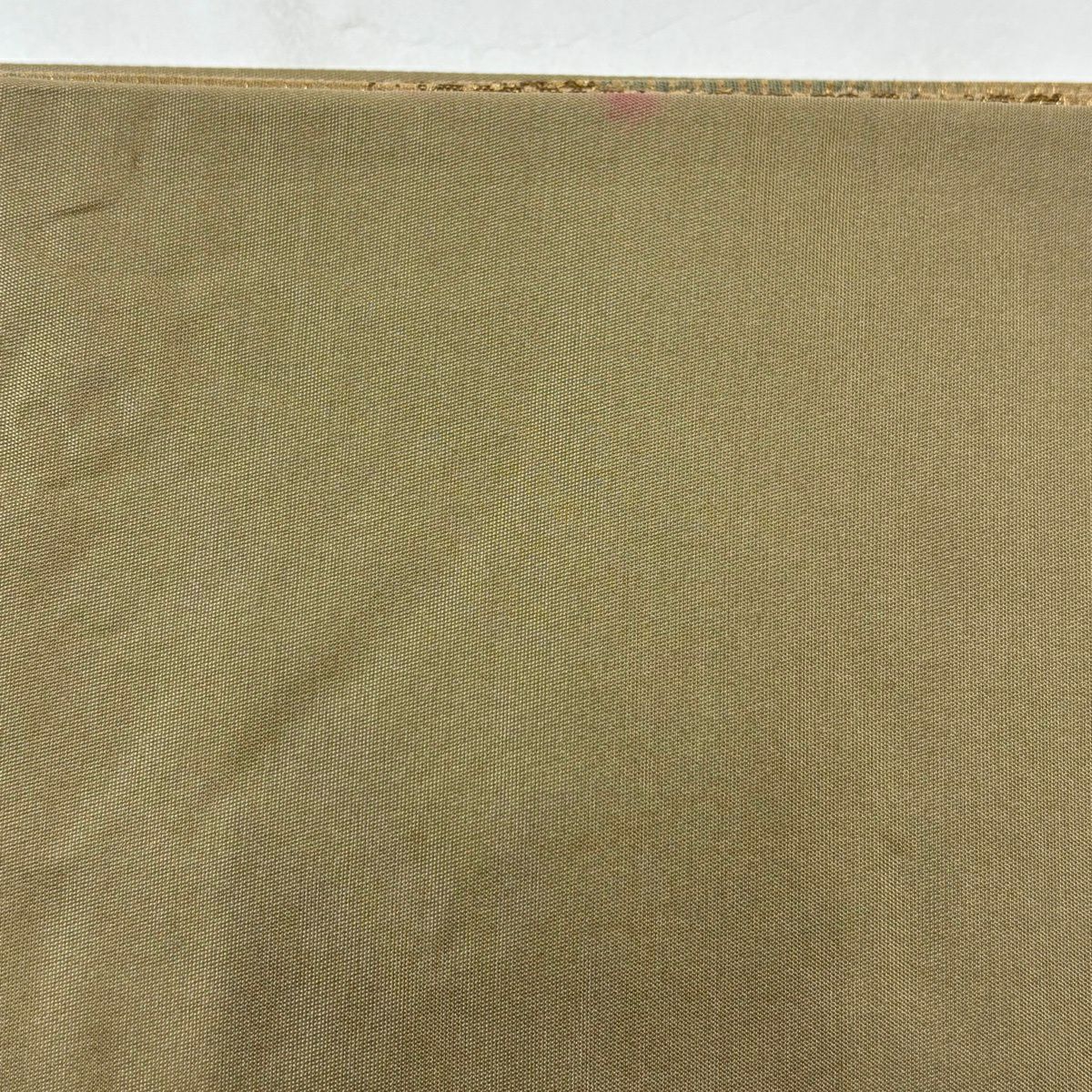 【美品】 袋帶 秀品級 關西仕立 花車 櫻花 金絲 金金箔 黃土色 六通 純蠶絲