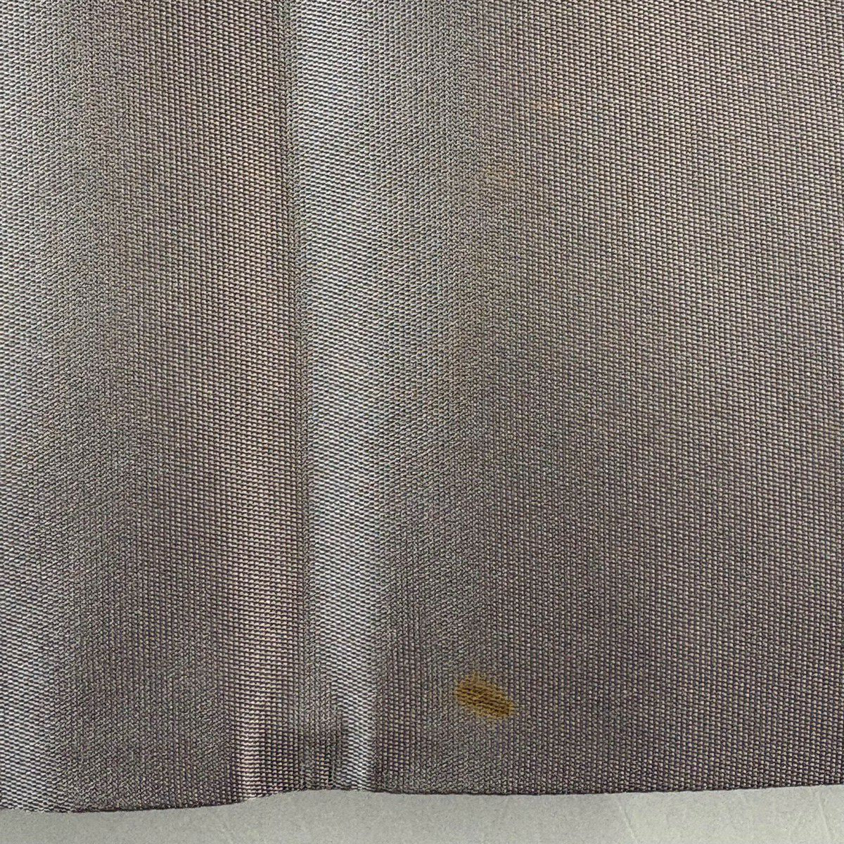 【美品】 袋帶 秀品級 關西仕立 雜畫櫻楓紋 金線 金金箔 灰綠 六通 純蠶絲