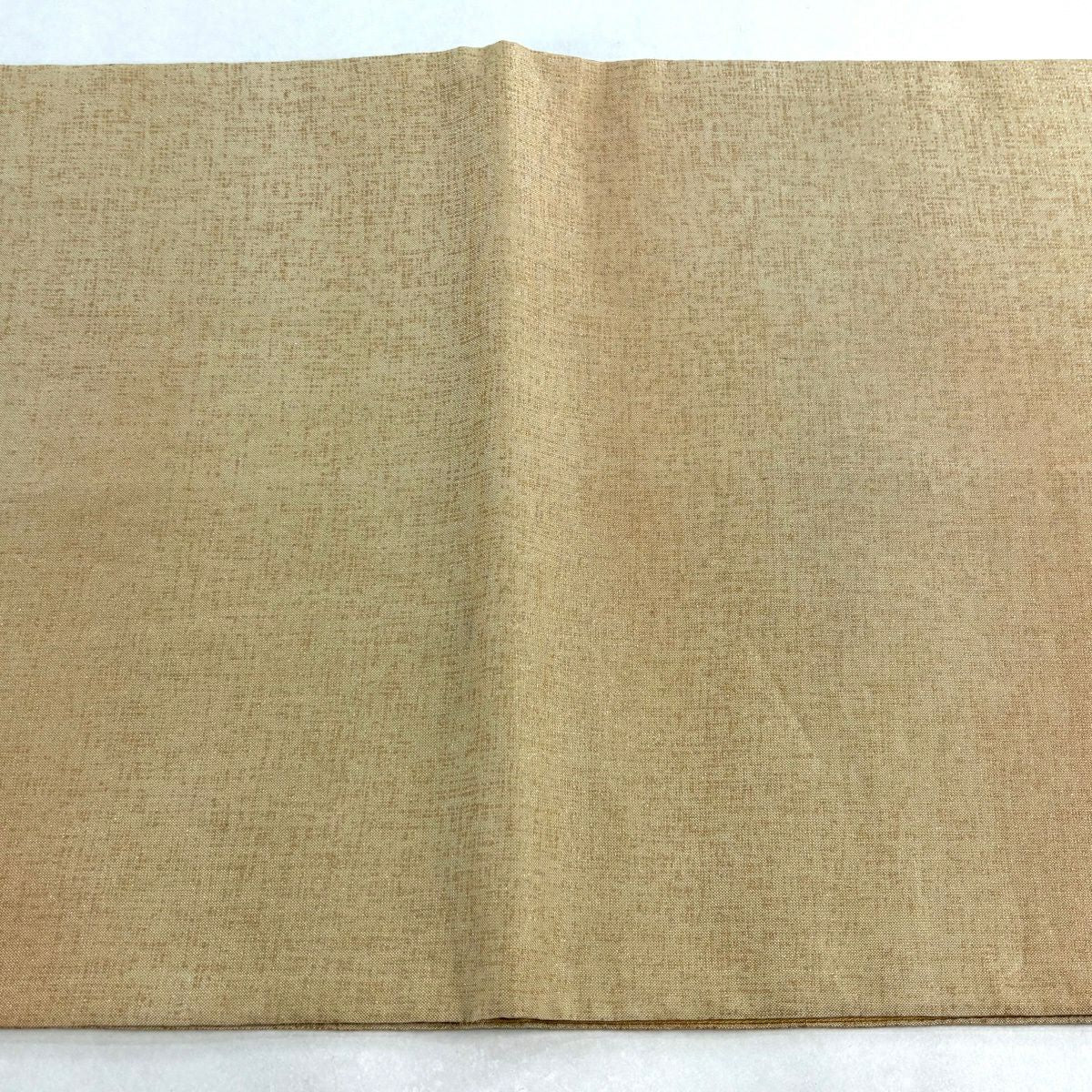 【美品】 袋帶 秀品級 霞 華紋 金彩裝飾 薄茶 純蠶絲