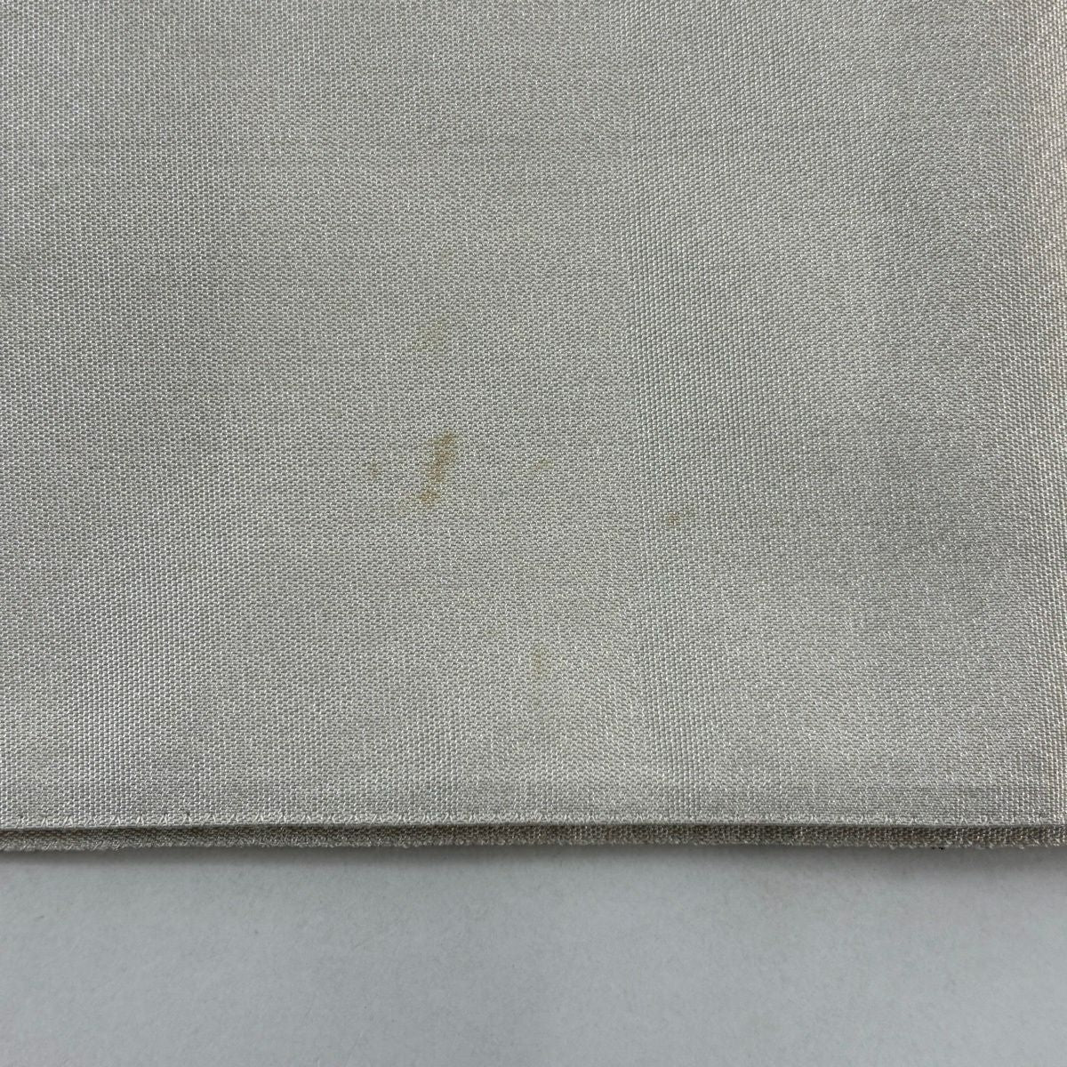 袋帶 秀品級 金金箔散佈 幾何圖案 金銀線 金金箔 灰白 六通 純蠶絲