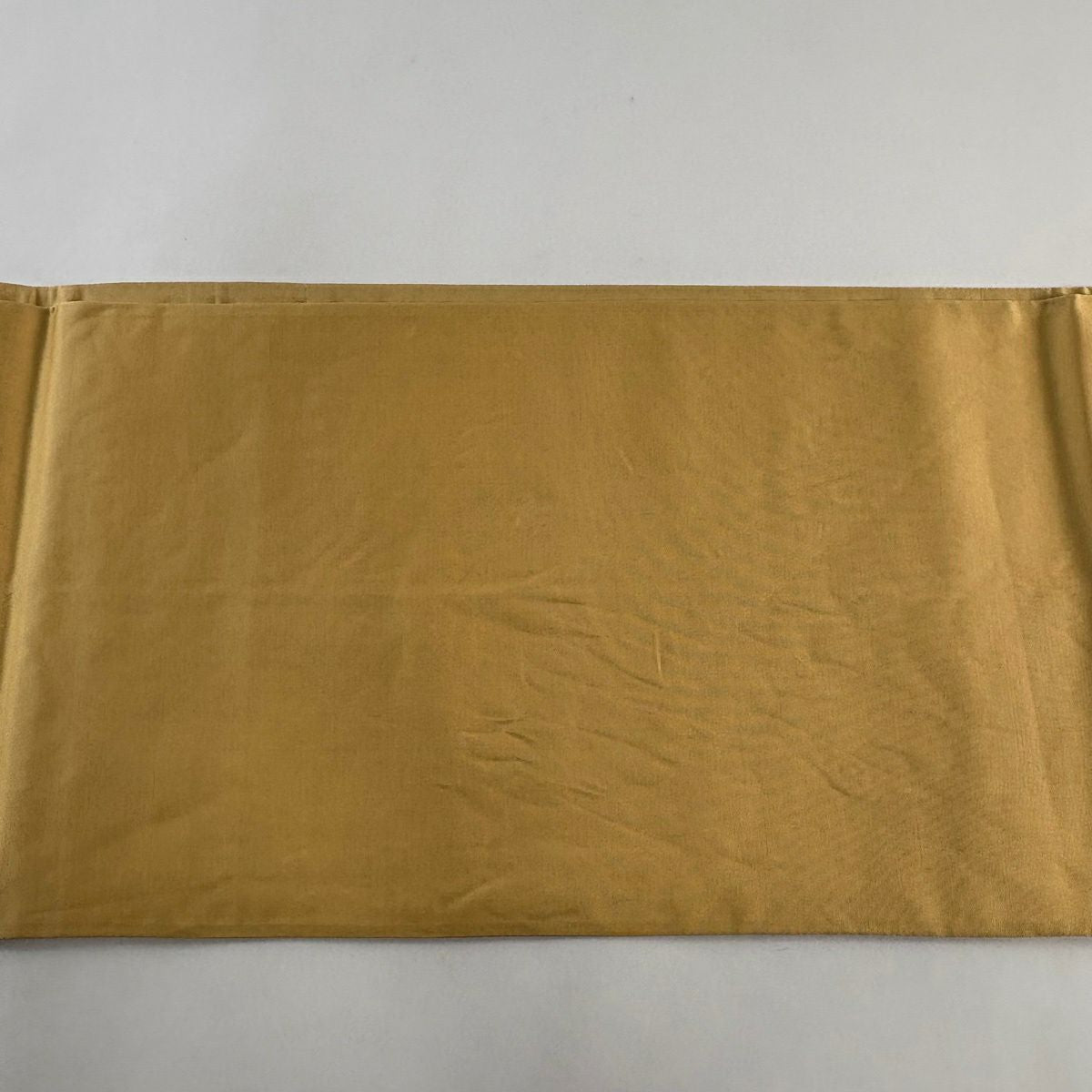 【美品】 袋帶 秀品級 山鉾 人物 金絲 金金箔 米色 六通 純蠶絲