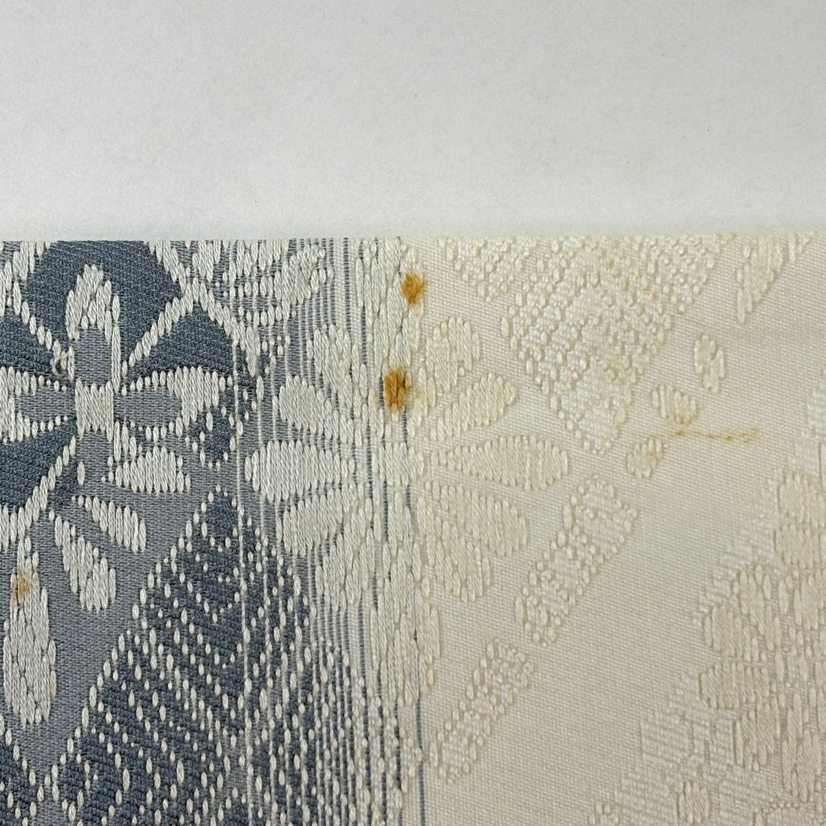 名古屋帶 名品級 段紋 七寶 純蠶絲